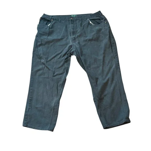 Scandia Woods Mens 46X28 Black Denim Pants - Picture 2 of 5